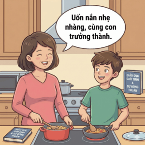 Con Trai Đụng Chạm Nhạy Cảm Với Mẹ: Uốn nắn nhẹ nhàng, cùng con trưởng thành.