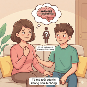 Con Trai Đụng Chạm Nhạy Cảm Với Mẹ: Do tò mò và hormone tuổi dậy thì.