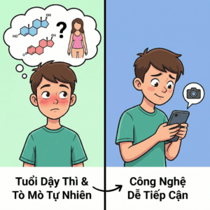 Con Trai Sử Dụng Camera Quay Lén Mẹ: Tò mò tuổi dậy thì và công nghệ dễ tiếp cận.