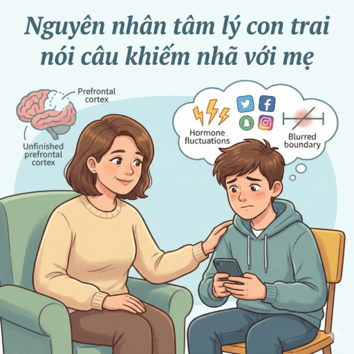 Tại sao con trai hay nói câu khêu gợi hoặc khiếm nhã về mẹ? - Những nguyên nhân tâm lý phổ biến khiến con trai nói câu khiếm nhã về mẹ