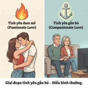 Cảm Giác Thiếu Thốn Tình Cảm Trong Hôn Nhân – Là thời kỳ chuyển từ tình yêu đam mê sang tình yêu gắn bó