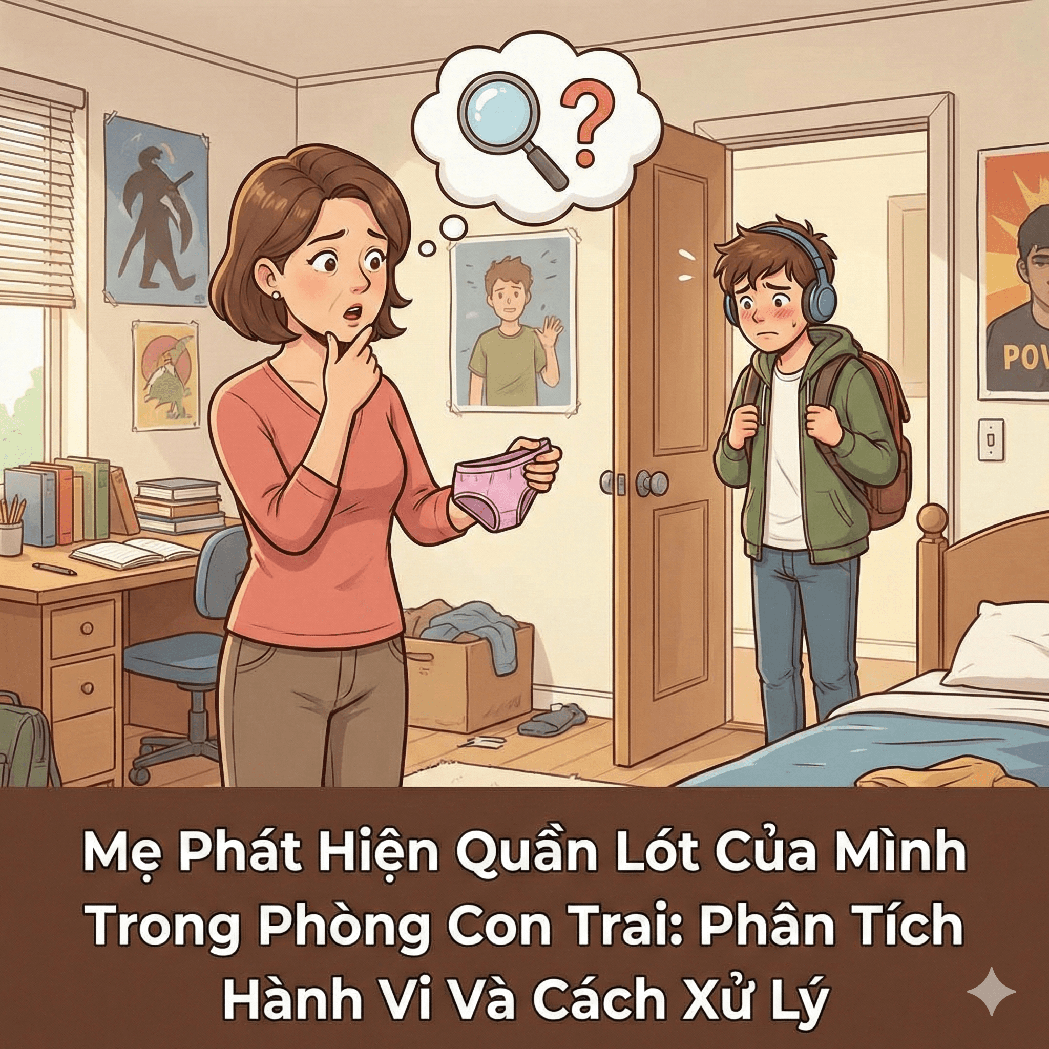 Mẹ Phát Hiện Quần Lót Của Mình Trong Phòng Con Trai: Phân Tích Hành Vi Và Cách Xử Lý