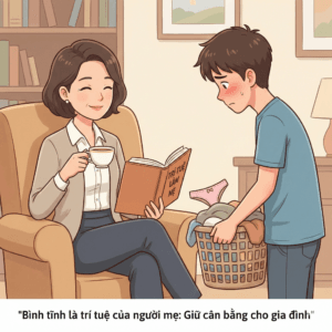 Phản Ứng Của Mẹ Và Con Khi Con Trai Thấy Quần Lót Mẹ - Bình tĩnh là một dạng trí tuệ của người mẹ