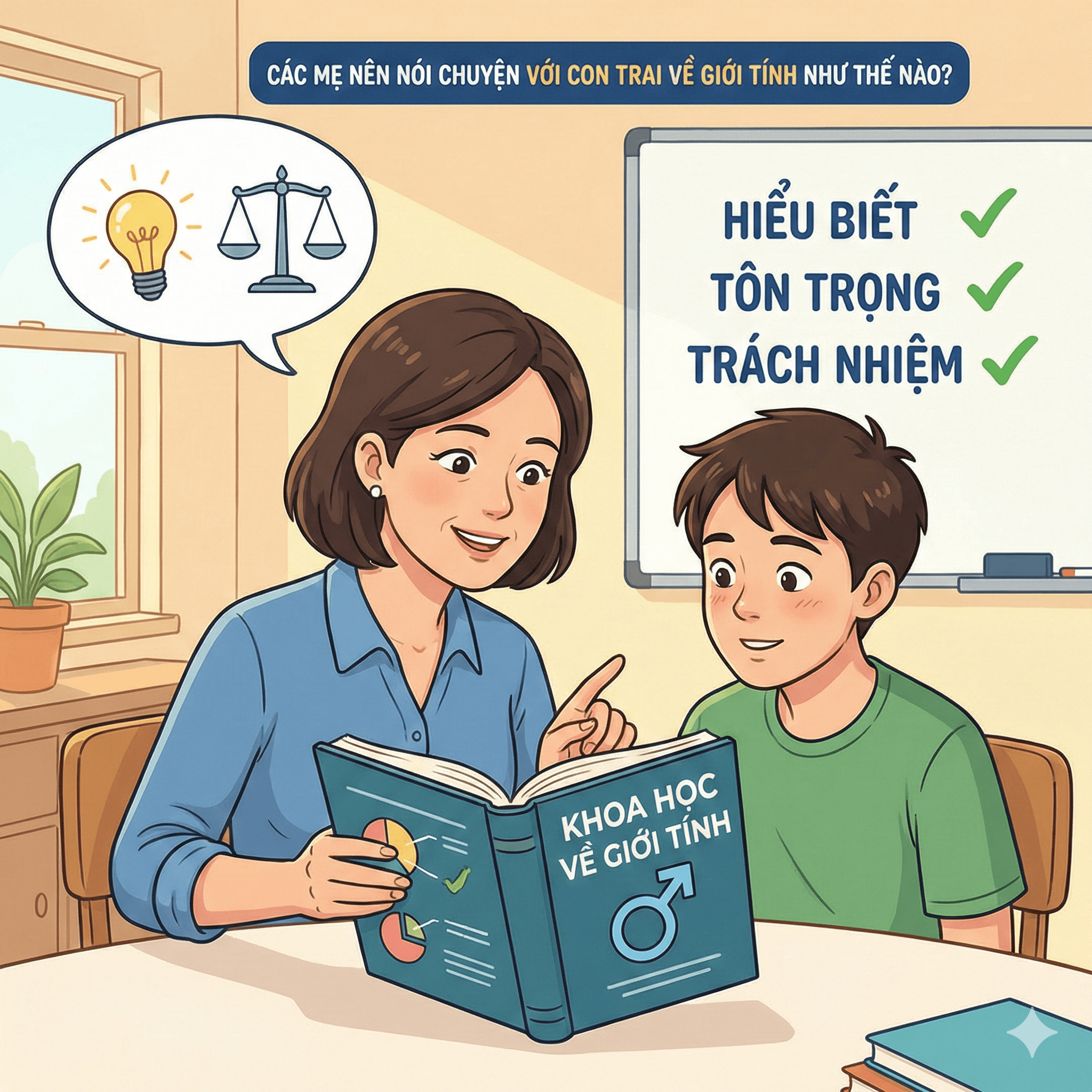 Các Mẹ Nên Nói Chuyện Với Con Trai Về Giới Tính Như Thế Nào?