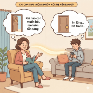 Các Mẹ Nên Nói Chuyện Với Con Trai Về Giới Tính Như Thế Nào? - Khi con trai không muốn nói – mẹ nên làm gì?