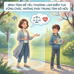 Nguyên tắc ứng xử và khoảng cách an toàn giữa mẹ và con trai - Giữ bình tĩnh – vì hoảng loạn mới là điều làm hỏng ranh giới