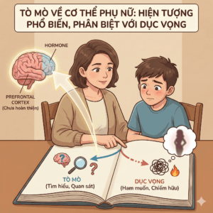 Phải làm sao khi con trai tò mò về cơ thể phụ nữ? - Tò mò về cơ thể phụ nữ: hiện tượng phổ biến trong phát triển tâm sinh lý nam giới