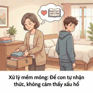 Phát Hiện Con Trai Sử Dụng Đồ Lót Mẹ Để Thủ Dâm - Cách xử lý mềm mỏng – Không làm tổn thương con