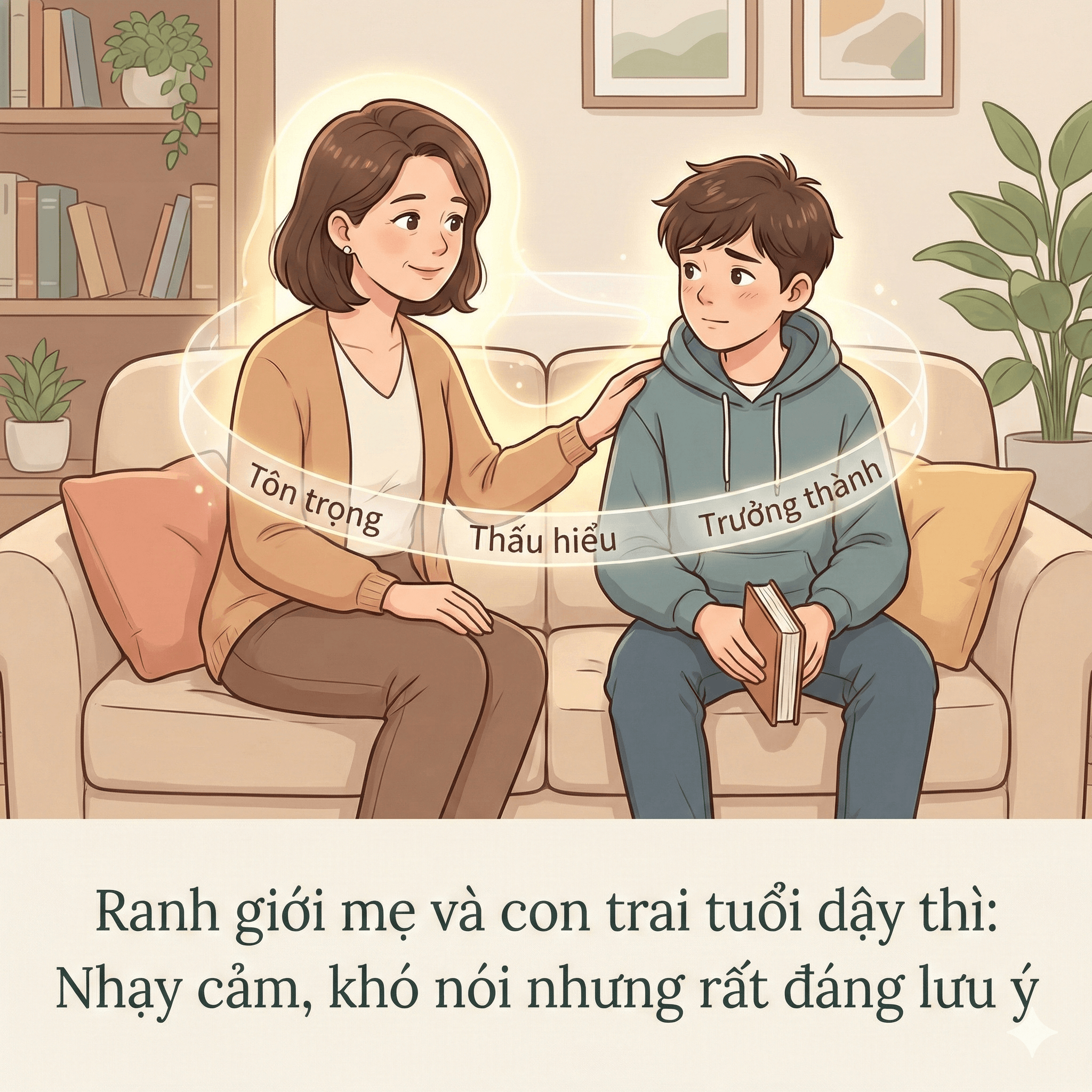 Ranh giới mẹ và con trai tuổi dậy thì - Nhạy cảm, khó nói nhưng rất đáng lưu ý