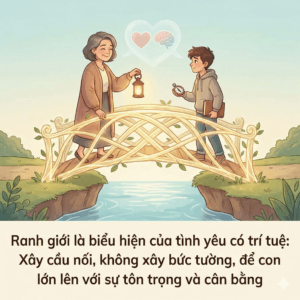 Ranh giới mẹ và con trai tuổi dậy thì - Ranh giới là biểu hiện của tình yêu có trí tuệ