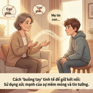 Mẹ bất lực với con trai - Cách “buông tay” mà vẫn giữ được kết nối
