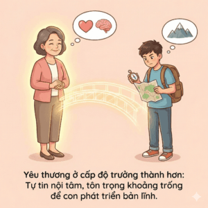 Mẹ bất lực với con trai - Yêu thương ở cấp độ trưởng thành hơn