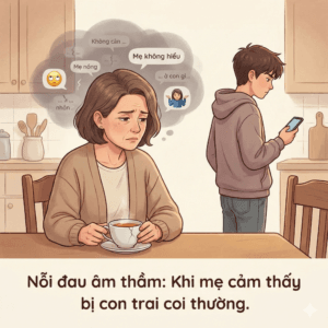 Khi con trai coi thường mẹ - Một nỗi đau âm thầm, ít được thừa nhận
