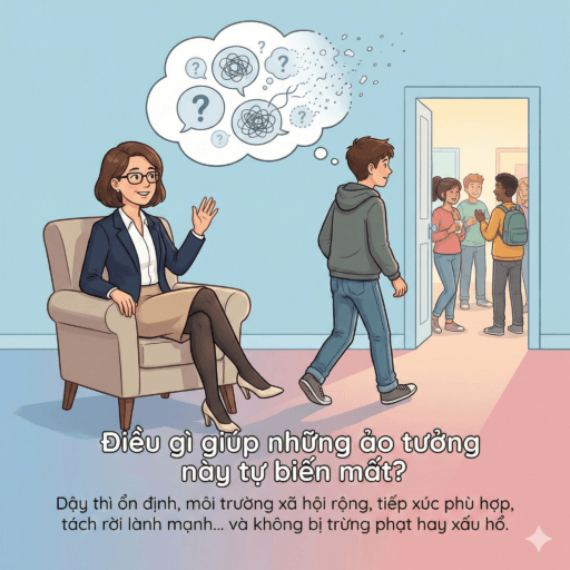 Những suy nghĩ ngoài tầm kiểm soát khi cậu con trai bước vào tuổi dậy thì - Điều gì giúp những ảo tưởng này tự biến mất?