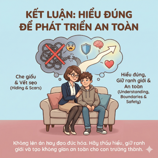 Những suy nghĩ ngoài tầm kiểm soát khi cậu con trai bước vào tuổi dậy thì - Kết luận