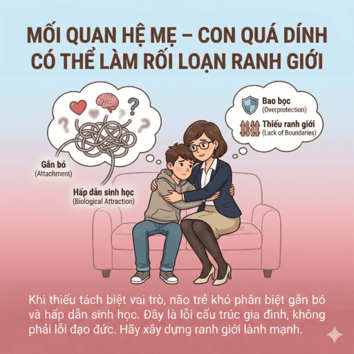 Những suy nghĩ ngoài tầm kiểm soát khi cậu con trai bước vào tuổi dậy thì - Mối quan hệ mẹ con quá dính có thể làm rối loạn ranh giới