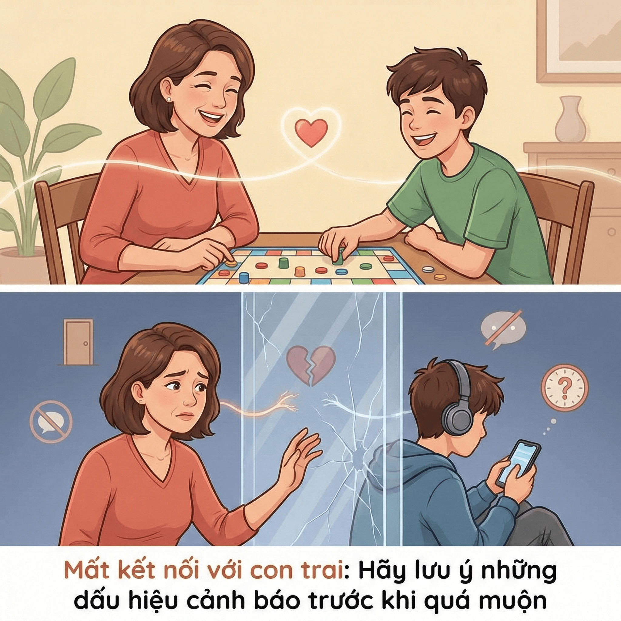 Mất kết nối với con trai: Hãy lưu ý những dấu hiệu cảnh báo trước khi quá muộn