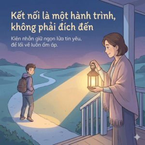 Mất kết nối với con trai - Kết nối không mất đi trong một ngày – và cũng không cần vội vã để lấy lại