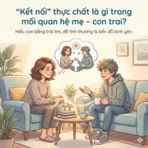 Mất kết nối với con trai - “Kết nối” thực chất là gì trong mối quan hệ mẹ – con trai?
