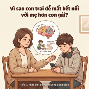 Mất kết nối với con trai - Vì sao con trai dễ mất kết nối với mẹ hơn con gái?