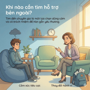 Mất kết nối với con trai - Khi nào cần tìm hỗ trợ bên ngoài?