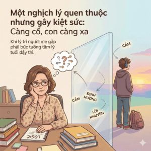 Con trai không nghe lời - Một nghịch lý quen thuộc nhưng gây kiệt sức