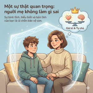 Khi con trai nhìn chằm chằm vào mẹ - Một sự thật quan trọng: người mẹ không làm gì sai