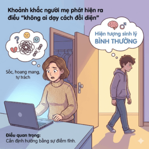 Con trai thủ dâm tuổi dậy thì - Khi người mẹ phát hiện ra điều “không ai dạy cách đối diện”
