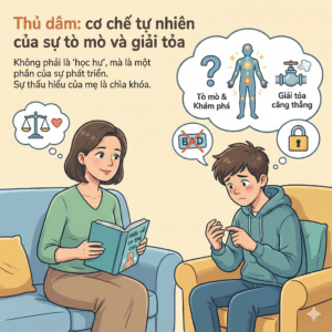 Con trai thủ dâm tuổi dậy thì - Thủ dâm: cơ chế tự nhiên của sự tò mò và giải tỏa