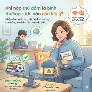 Con trai thủ dâm tuổi dậy thì - Khi nào thủ dâm là bình thường – khi nào cần lưu ý?