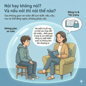 Con trai thủ dâm tuổi dậy thì - Nói hay không nói? Và nếu nói thì nói thế nào?