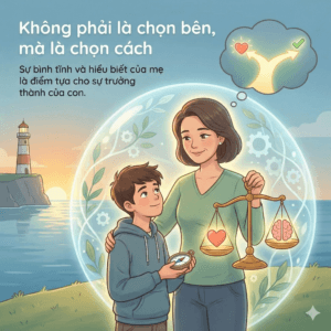 Phát hiện con trai thủ dâm - Không phải là chọn bên, mà là chọn cách