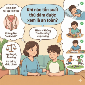 Tần suất thủ dâm ở nam giới tuổi mới lớn - Khi nào tần suất thủ dâm được xem là an toàn?