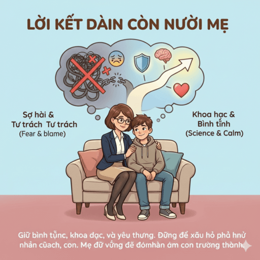 Những hành vi ảo tưởng ở con trai tuổi dậy thì - Lời kết dành cho người mẹ