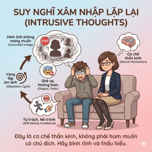 Những hành vi ảo tưởng ở con trai tuổi dậy thì - Suy nghĩ xâm nhập lặp lại
