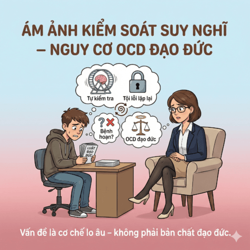 Những hành vi ảo tưởng ở con trai tuổi dậy thì - Ám ảnh kiểm soát suy nghĩ – nguy cơ OCD đạo đức