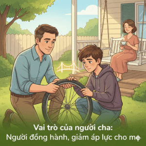 Con trai hay chống đối mẹ ở tuổi dậy thì – Vai trò của người cha (nếu có)
