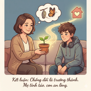 Con trai hay chống đối mẹ ở tuổi dậy thì – Chống đối ở tuổi dậy thì là một phần của hành trình trưởng thành