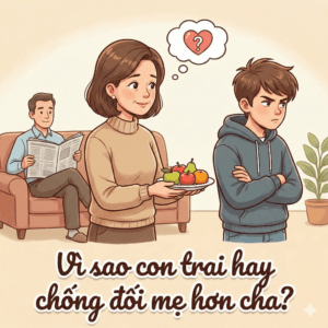 Con trai hay chống đối mẹ ở tuổi dậy thì – Vì sao con trai hay chống đối mẹ hơn cha?