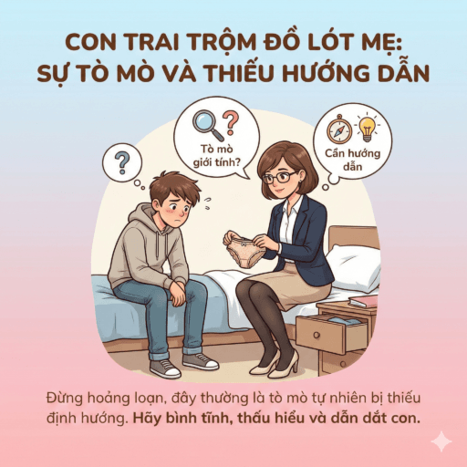 Con Trai Trộm Đồ Lót Mẹ - Sự tò mò và thiếu hướng dẫn