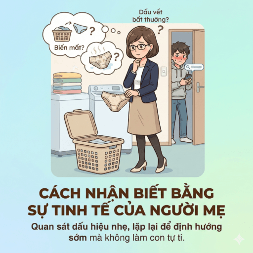 Con Trai Trộm Đồ Lót Mẹ - Cách nhận biết bằng sự tinh tế của người mẹ