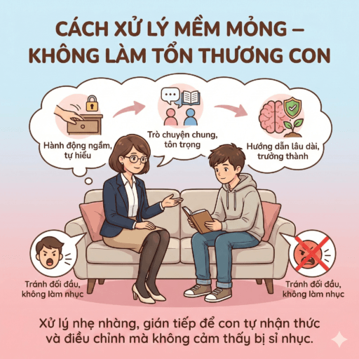 Phát Hiện Con Trai Sử Dụng Đồ Lót Mẹ Để Thủ Dâm - Cách xử lý mềm mỏng, Không làm tổn thương con