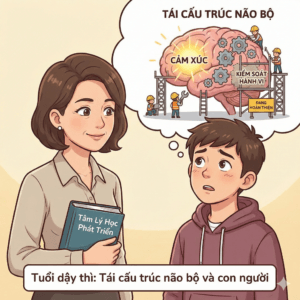 Con trai thay đổi tính nết tuổi dậy thì – Tuổi dậy thì không chỉ là thay đổi cơ thể, mà là “tái cấu trúc con người”
