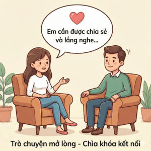 Hôn Nhân Lâu Năm - Làm Thế Nào Để Duy Trì Hạnh Phúc? - Trò chuyện mở lòng và chia sẻ nhiều hơn.