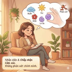 Cảm Giác Tội Lỗi Sau Ngoại Tình - Nhận diện và chấp nhận cảm xúc, không tự phán xét bản thân