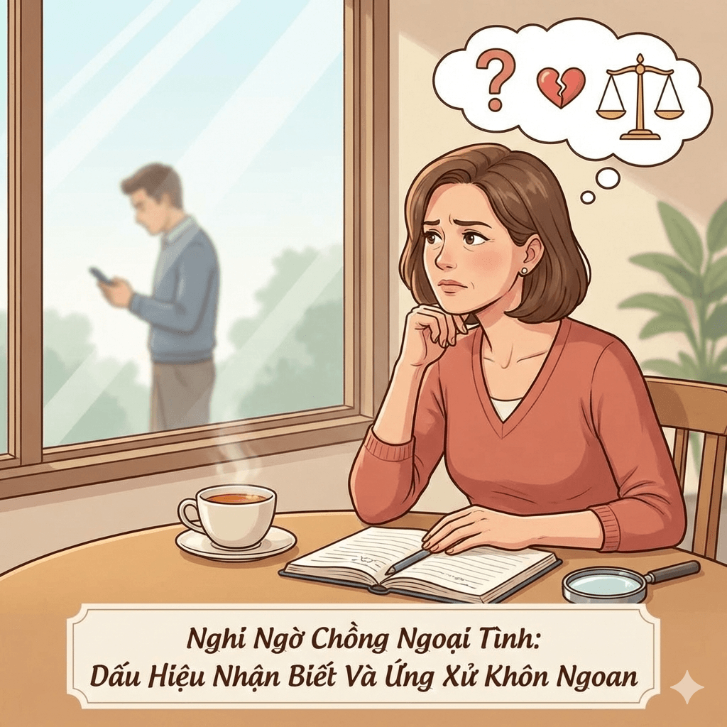 Nghi Ngờ Chồng Ngoại Tình: Dấu Hiệu Nhận Biết Và Ứng Xử Khôn Ngoan Dành Cho Phụ Nữ