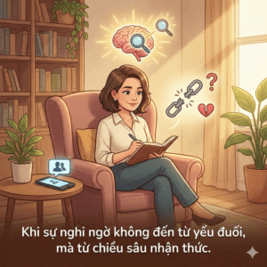 Nghi Ngờ Chồng Ngoại Tình: Khi sự nghi ngờ không đến từ yếu đuối, mà từ chiều sâu nhận thức