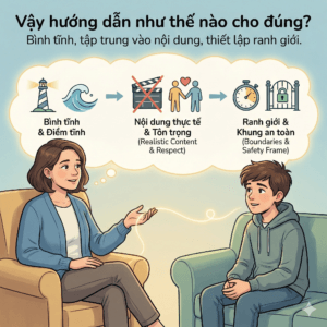 Con trai xem phim đen (phim người lớn) - Vậy hướng dẫn như thế nào cho đúng?