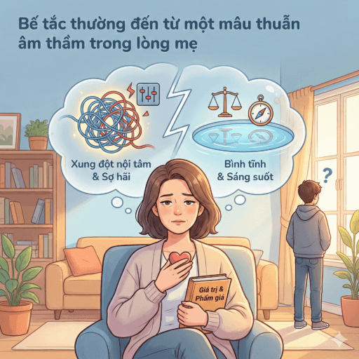 Nếu bạn đang bế tắc trong cách dạy con - Bế tắc thường đến từ một mâu thuẫn âm thầm trong lòng mẹ
