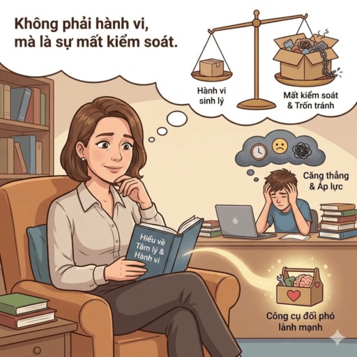 Dấu hiệu nghiện thủ dâm ở con trai tuổi dậy thì - Trước hết, cần nói thẳng: không phải thủ dâm là vấn đề, mà là mất kiểm soát